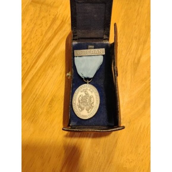 Veteran Medal Grand Lodge Massachusetts 50 Year 1914 Engraved WW1 Joshua Jones - Picture 8 of 16